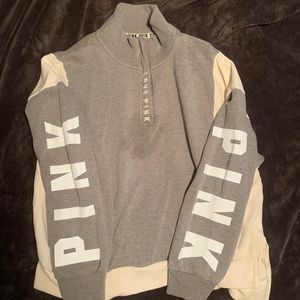 3/$15 *** VS Pink quarter zip